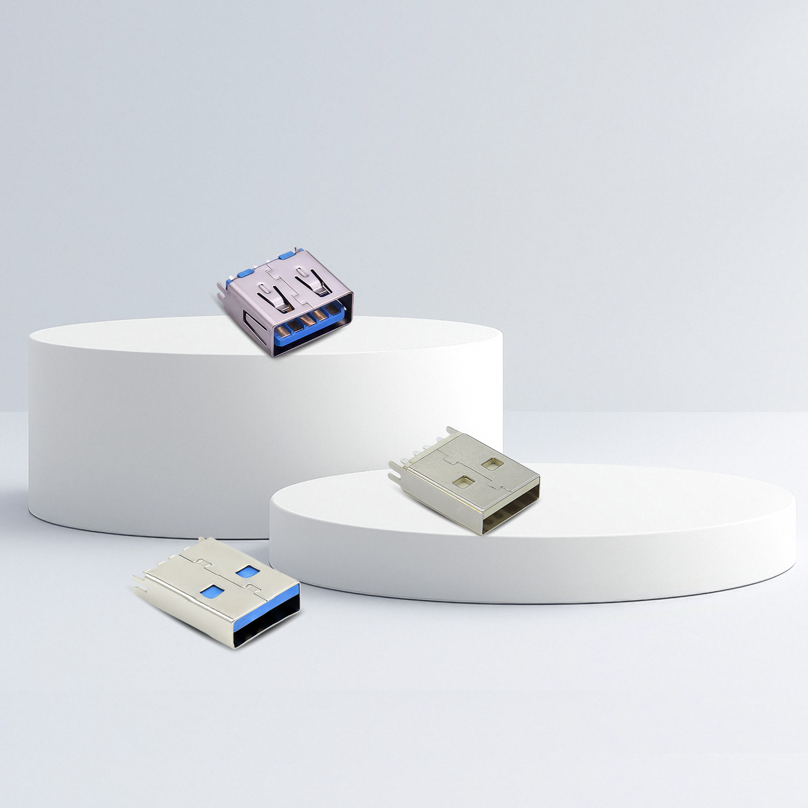 A-B Type USB 夹板式